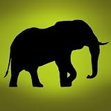 Vinyl Wall Art Decal Sticker Safari Elephant 32"x20" #289s