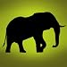 All Products : Vinyl Wall Art Decal Sticker Safari Elephant 32"x20" #289s
