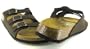 Betula Licensed by Birkenstock Mocha Brown Nubuck 3 Strap Sandal Size: 37