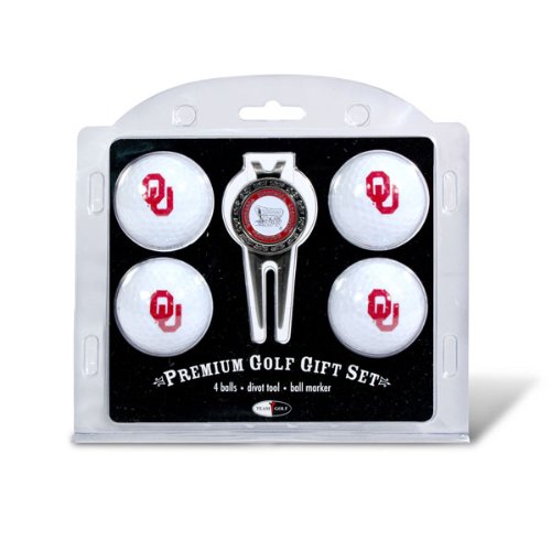 Oklahoma Sooners Divot Tool Ball Set