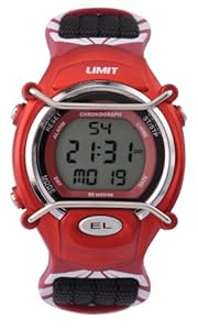 Limit Unisex Digital Display Red Wrist Watch 5338.24 With Alarm, Stopwatch, Timer And Light Functions Limit Unisex Digital Display Red Wrist Watch 5338.24 With Alarm, Stopwatch, Timer And Light Functions