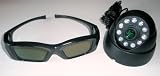 41lZSiQEAtL. SL160  Rechargeable 3D Glasses (1) Kit for Mitsubishi or Samsung DLP TV, JVC DLA X3, RS40 etc, Optoma 3D XL,Viewsonic VP3D1 3D, Moome EXTV3, Quadro cards, PC 3D gaming dongles etc