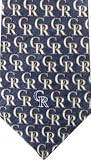 Colorado Rockies MLB silk necktie