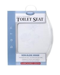 Soft Padded Toilet Seat - Embroidered (styles may vary)