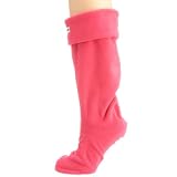 Hunter Fleece Welly Socks Fuchsia S23658 Large