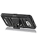 Galaxy S6 Case - Fosmon® (STURDY) Heavy Duty Dual Layer Hybrid Stand Case with Shell Holster Combo for Samsung Galaxy S6 2015 (Black)