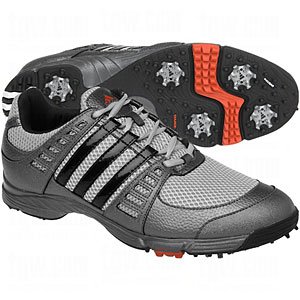 adidas Tech Response 3.0 Golf Shoe (Silver/Silver/Black) 13