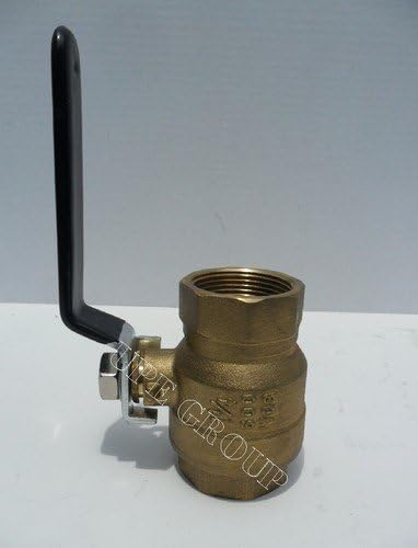 New BRASS 1.25" BALL VALVE FPT X FPT FULL FLOW GATE VALVE FOR COMPRESSOR WATER OIL GAS RATED 600 WOG PLUMBING PIPING -- FREE SHIPPING --