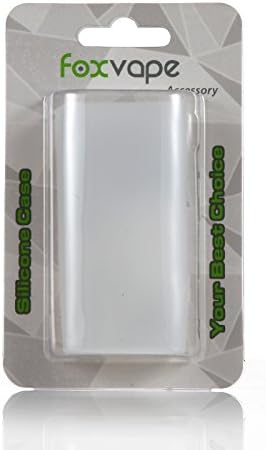 Silicone Cover for Joyetech Evic VTC Mini,Foxvape Slim Case Shockproof Protection and High Quality Silicone Sleeve Skin Wrap Case Cover fit Evic-VTC Mini (Clear)