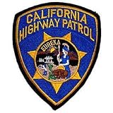 USA Emergency Services Embroidered Iron on Patch - 50 State Police Collection - California Highway Patrol Applique