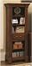 Wood Pier Cabinet Rustic Style in Cherry Finish