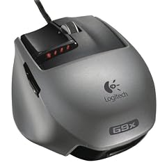 Logitech G9x Laser Maus schnurgebunden + 2 Griffschalen schwarz und silber