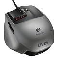 Logitech G9x Laser Maus schnurgebunden + 2 Griffschalen schwarz und silber