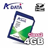 A-Data SUPER SDHC2.0 4GB Flash Memory Card