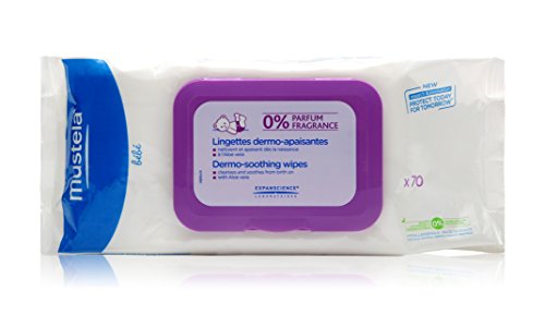 Mustela Fragrance Free Dermo Soothing Wipes - 70 ct