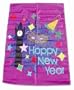Thomas Kinkade Happy New Year Flag Banner
