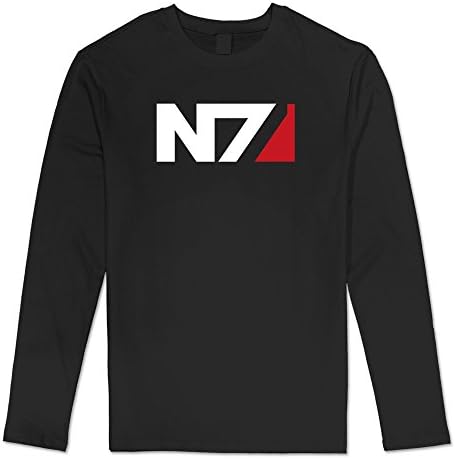 SCharlie Men's Mass Effect T-shirts XL Black