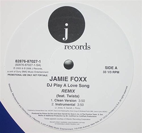 JAMIE FOXX - Dj Play A Love Song Remix - Zortam Music