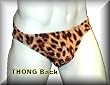 LEOPARD Pattern Mens THONG Sexy One Size