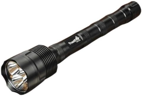 TrustFire TR-3T6 XM-L T6 5-Mode 3800LM Memory 3-LED White Flashlight Torch Flashlamp - Black (2 x 18650 / 3 x 18650)
