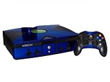 Microsoft Xbox Skin - NEW - BLUE CHROME MIRROR system skins faceplate decal mod
