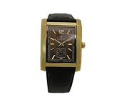 Oskar Emil Asti - Montre en Or - Retro - bracelet en cuir