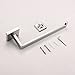 Leyden Chrome Towel Ring, Silver Hand Twoel Holder Stainless Steel 2 Packs for Bathroom Kitchen