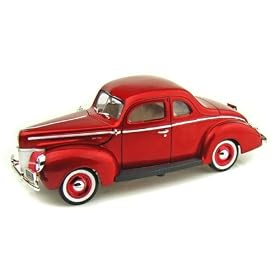 1940 Ford Coupe 1 18 Candy Red from ABC Boat Parts
