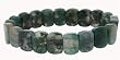 Mini Section Bracelet - Green Moss Agate Mini Section Bracelet - Green Moss Agate