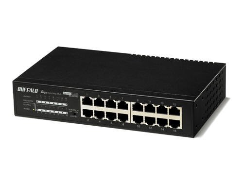 BUFFALO 16-Port Rack Mountable Business-Class Unmanaged Gigabit Switch - BS-G2116U On Sale