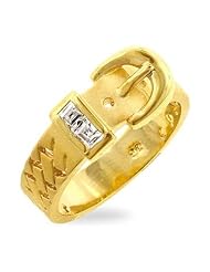 Gold Buckle Ring