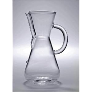 Chemex Classic Series Glass Coffeemaker with Handle, 3 cup capacity
