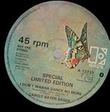 I DONT WANNA DANCE NO MORE 12 INCH (12" SINGLE) UK ELEKTRA 1978
