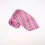 Pink Stripes Woven Silk Neckie Present Box Set Crimson Easter Sunday Present T8456