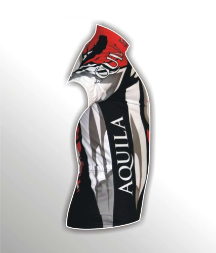 AQUILA Team short sleeve cycling jersey/ cycling shirt also for MTB and leisure cycling - also for other sports such as Indoor Cycling and Speedskating