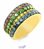14K Yellow Gold 2.00 Carat Diamond Ring - Size 6