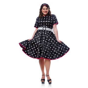 Black Retro 50s Dress Costume