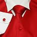 Red Solid Mens Fashion Designer Vest with Necktie for Man, Cufflinks, Hanky, Bow Tie Set for Tuxedo Vs1005