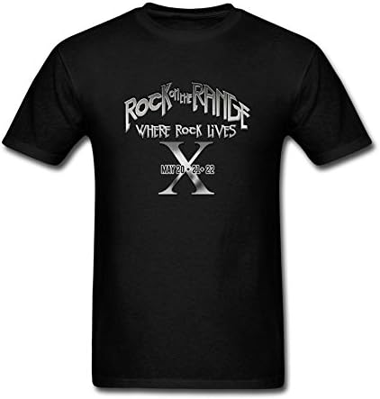ChaoLi Men's Rock on the Range 2016 Music Festival T-shirts Size S Black
