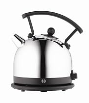 Dualit 1.7 litre dome kettle chrome with black trim 72620