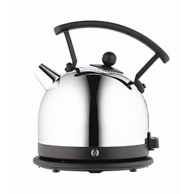 Dualit 1.7 litre dome kettle chrome with black trim 72620