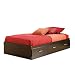 South Shore 3127-080 Cosmos Twin Mates Kids Bed, Black Onyx