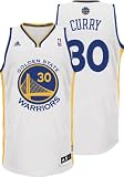 Stephen Curry White Adidas NBA Revolution 30 Replica Golden State Warriors Youth Jersey