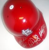 St. Louis Cardinals 4 Sig. Hand Signed Autographed Batting Helmet