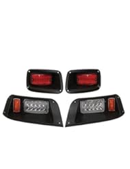 Sports: NEW EZGO TXT ADJUSTABLE GOLF CART ALL LED LIGHT KIT LED HEAD LIGHTS & LED TAIL LIGHTS - GolfCartLights.com