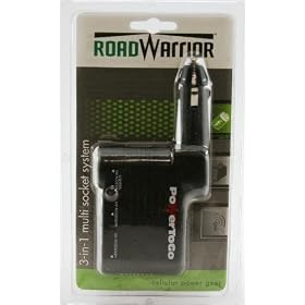 ROAD WARRIOR 3-in-1 CAR 12V SOCKET SPLITTER