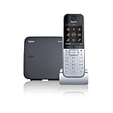 Gigaset SL785 Schnurlostelefon (5,59 cm (2.2 Zoll) TFT Display, Anrufbeantworter, Freisprechfunktion, Echtmetall-Rahmen) metall/ schwarzvon "Gigaset"