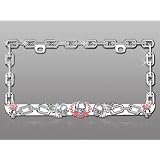 Car Truck SUV Automotive License Plate Frame Exquisite Chrome Coating Metal Finish...