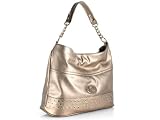 Anne Klein Eyelet Odyssey Hobo in Dusty Bronze