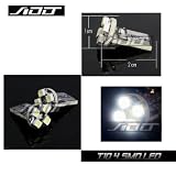194 168 T10 Wedege SMD High Power Dome Lights 12v LED Hyper White Bulbs (1 Pair)